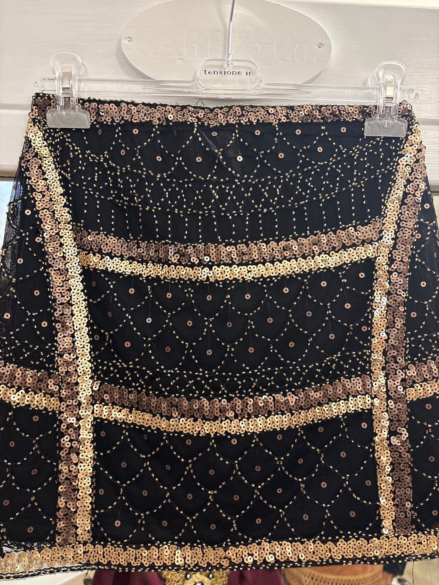 Gonna con paillettes