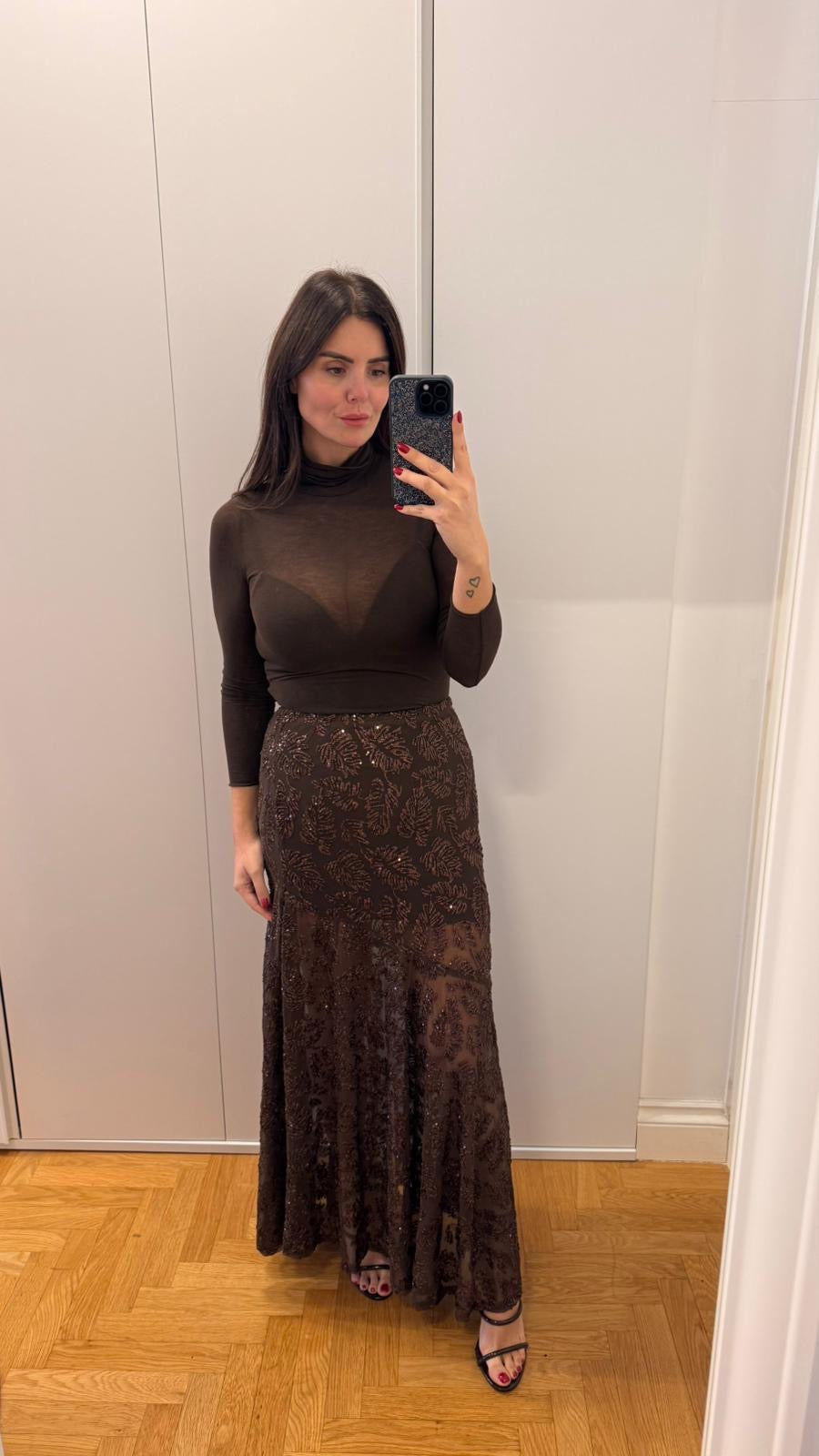 Gonna con decorazioni