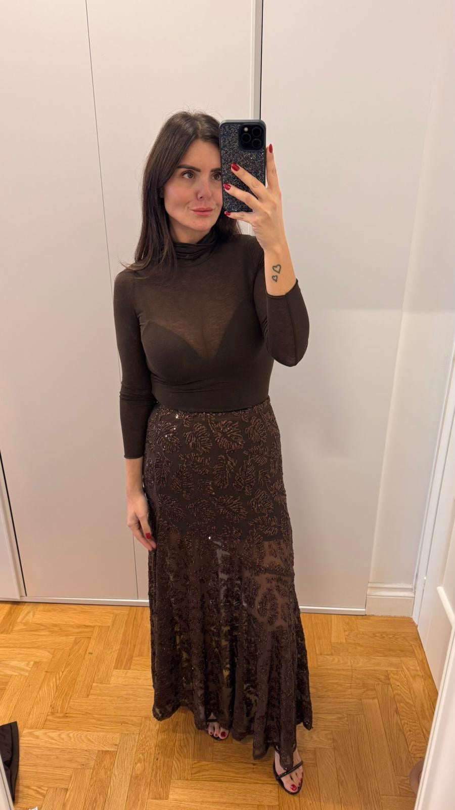 Gonna con decorazioni